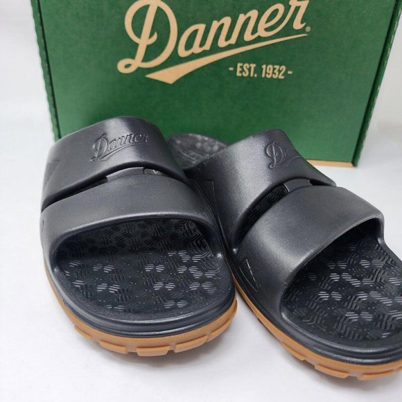 Danner 36440 Men's Shelter Cove Black Lightweight Camp Slip-On Sandals - Picture 1 of 6
